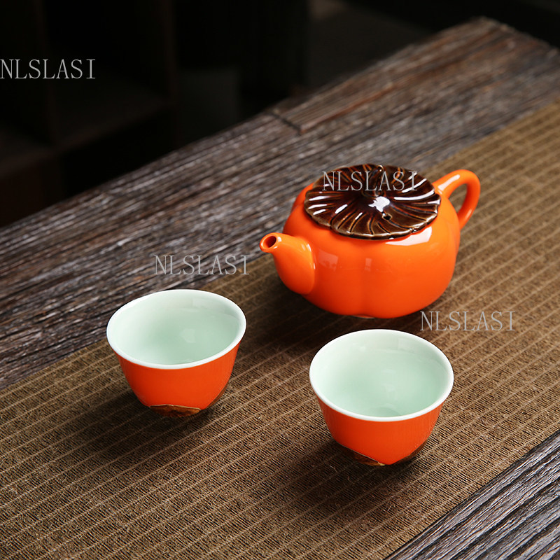 Orange Red Ceramic Tea Set wit - огляд і ціна Celadon Ceramic Cup